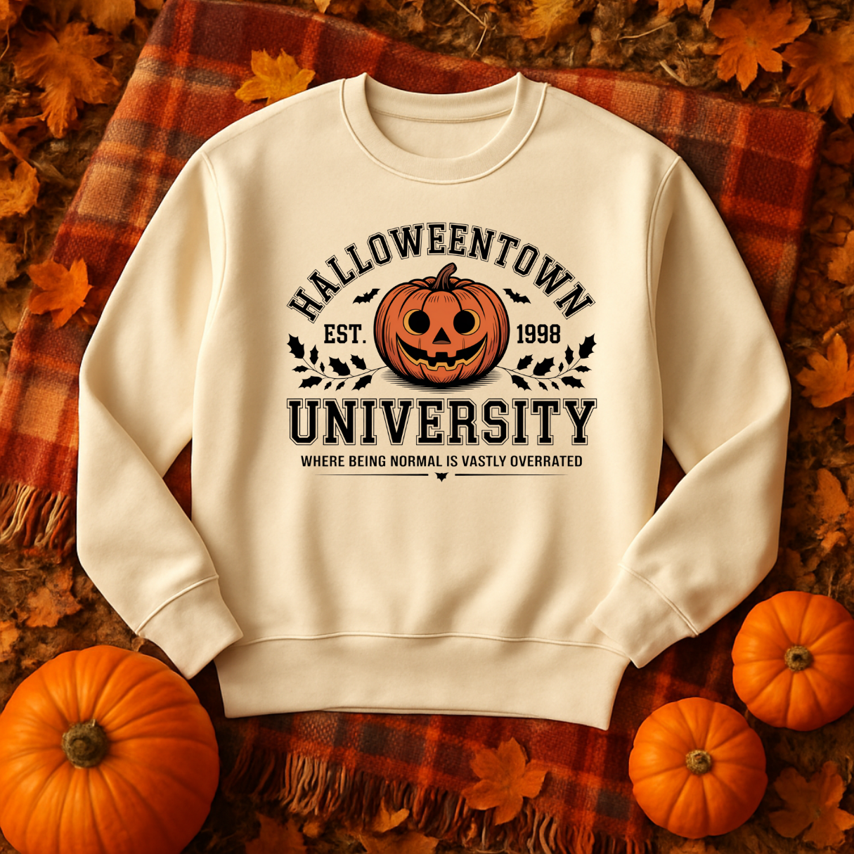 Halloweentown University Sweatshirt – Poppy Rose Art and Designs